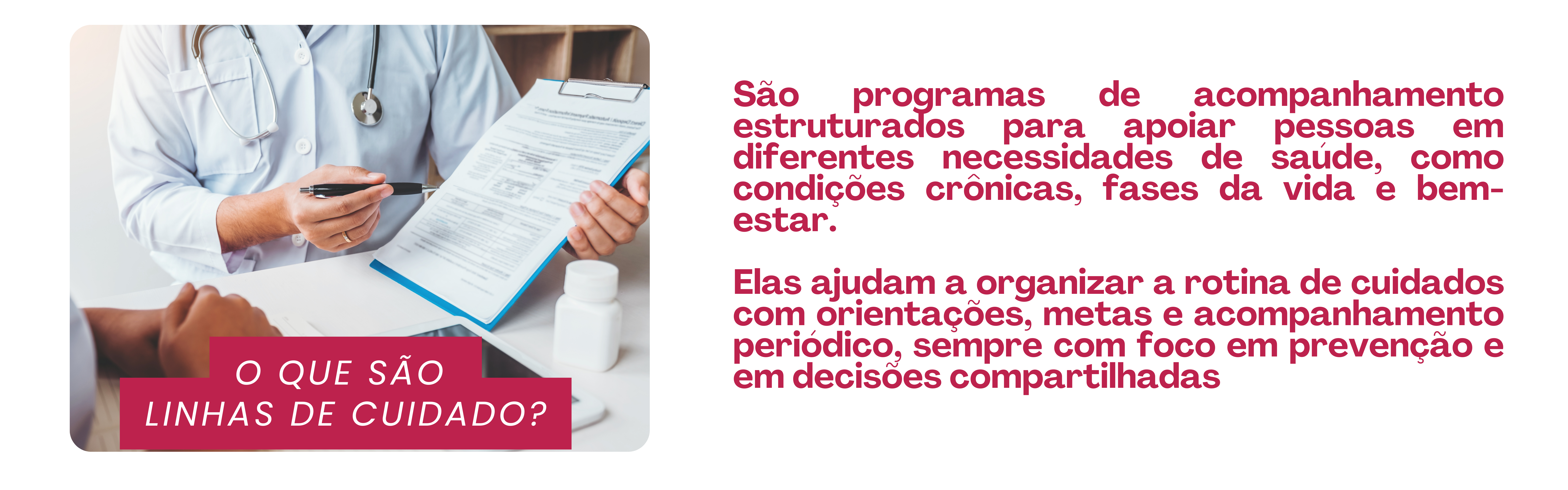 SITE HOME Linhas de cuidado